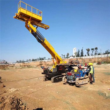 6-50米举高边坡支护钻机 边坡加固履带式自行走 机电两用 凿岩钻孔机