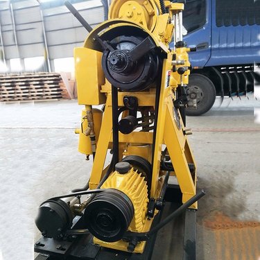 HZ-130Y岩心钻机 四轮牵引式水井钻机厂 两轮车载钻机 自动伸缩式钻机