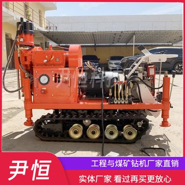隧道注浆加固钻机履带钻注一体机 机械传动 压密注浆高压注浆设备