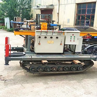 铁路路基加固轻便型高压旋喷桩机 小型履带钻喷钻机 聚强注浆泵机