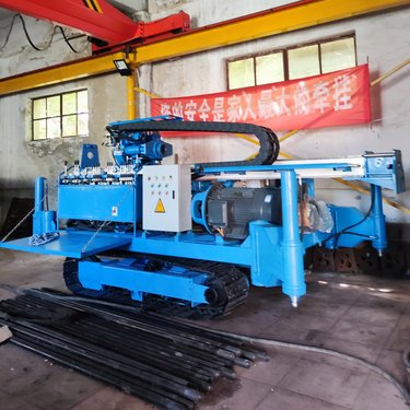 全套高压旋喷钻机 履带旋喷锚索钻机 多功能三管小高架旋喷桩机