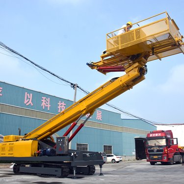 履带岩石钻孔机高举升12米边坡加固锚固钻机边坡支护锚杆钻机