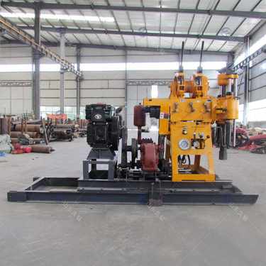 岩心取样立轴式钻机HZ-200柴油液压打井钻井机设备