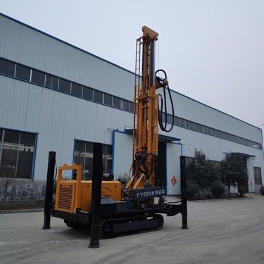 气压钻井机FY600履带式气动钻机钻车 600米打井设备