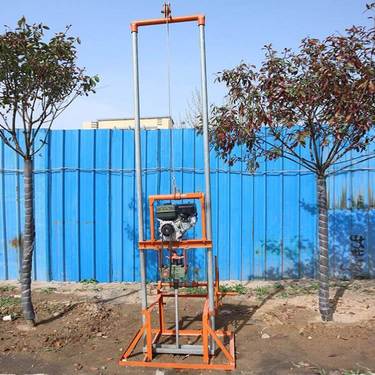 生产出售家用打井机汽油柴油伸缩打井机 小型民用水井钻机