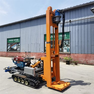 农村地质勘探钻车 双液压矿用坑道钻机 履带行走式注浆加固钻机