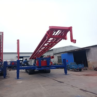 双油缸液压长螺旋钻机 15米抗浮锚杆钻孔机 20米小型螺旋打桩机