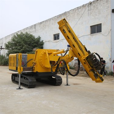 深基坑加固隧道钻机 履带护坡锚固凿岩机 高举升边坡支护钻孔机