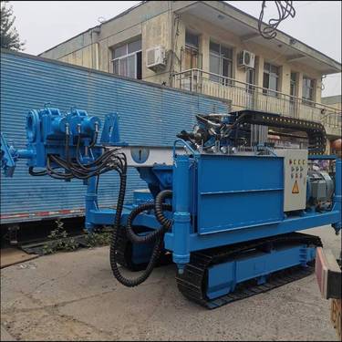 三重管高压旋喷注浆加固钻机 双管旋喷桩机 聚强双打75柱塞泵