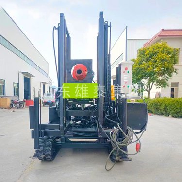 高支腿履带式潜孔钻机 雄泰小型光伏地丁打桩机 矿山爆破孔钻孔机