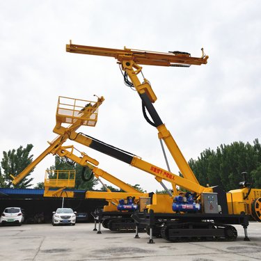 房屋地基加固钻机 博远 露天潜孔钻车 全地形 360度旋转