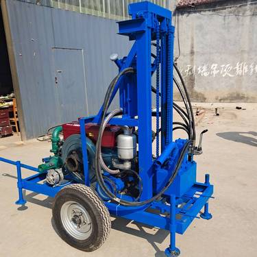 柴油液压打井机 厂家批发100米反循环钻井机 家用深水井钻机
