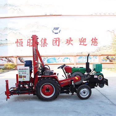 地源热泵井拖拉机式正循环打井机农用快速水井钻机多功能吃水打井