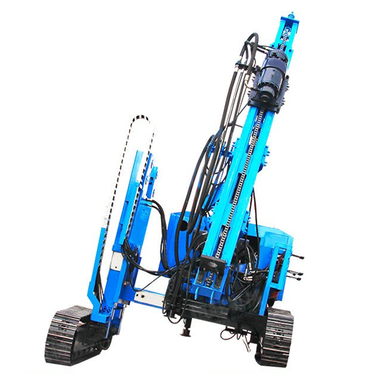定制矿山岩石开山钻机 履带式伸缩潜孔打桩机 10米引孔勘探