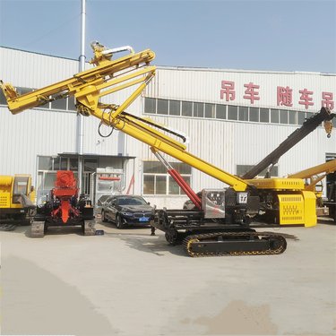 油电两用潜孔隧道钻机 履带式高举锚杆钻机 矿洞打孔高空压气动钻车