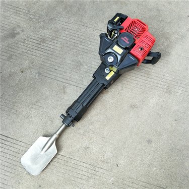 125型手提汽油镐 诚誉二冲程破碎锤 道路施工凿岩机