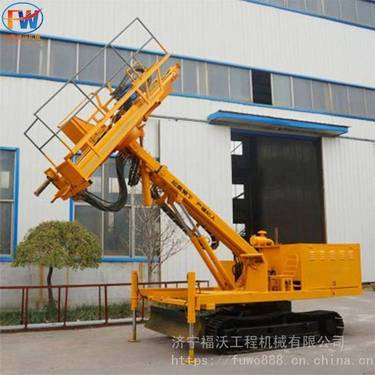福沃廊道支护钻机 护坡基坑锚杆钻孔机 液压锚固打桩机