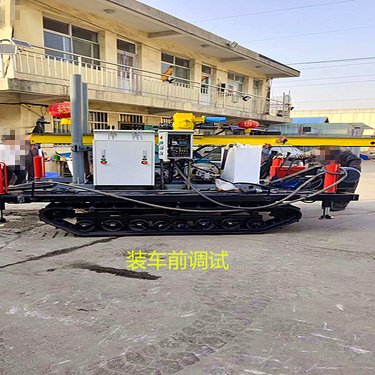 单管高压旋喷桩机型号 铁路护坡加固旋喷钻机 大中小型履带机