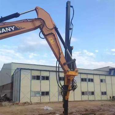 电线杆桩孔钻机 挖改桩孔钻机 小型挖掘机改装 厂家 挖改钻机改装