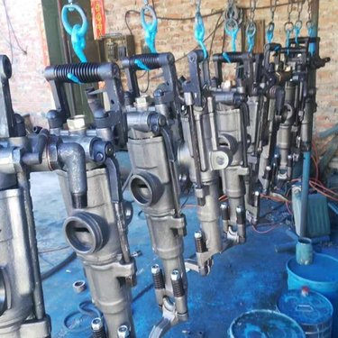 煜工 怀化 YT24手持式气动凿岩机 陕西榆林 气动凿岩机原理