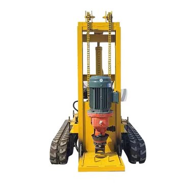 小型履带式钻注一体机 地基加固打孔钻机 液压给进 移动灵活