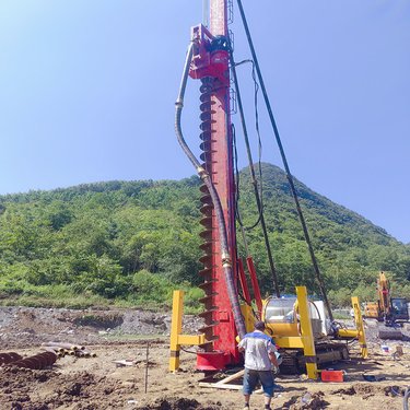 双油缸加压大臂长螺旋钻机 CFG多功能电机动力打桩机 高压旋喷钻机