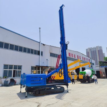 多功能支护锚杆钻机 高举钻孔360度旋转定位打桩机钻速快一杆成孔