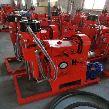 内蒙古兴安 小型30米混凝土地质勘察液压注浆加固钻机 中深孔双液坑道钻机莆田