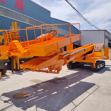 履带护坡锚固钻机 边坡支护锚杆钻机 25米岩石隧道加固潜孔钻机