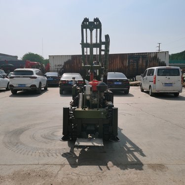 小型履带潜孔钻机 光伏支架打桩机 拧螺旋地钉桩 动力强劲