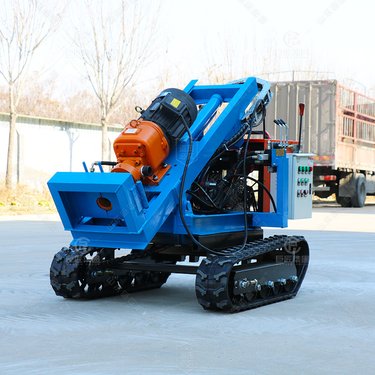 小型履带式气动液压纯气动潜孔钻机 大功率矿山开采轻便工程钻孔机