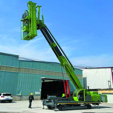 河道工程多功能履带护坡钻机 爬坡有力 360回转角度 6-35米