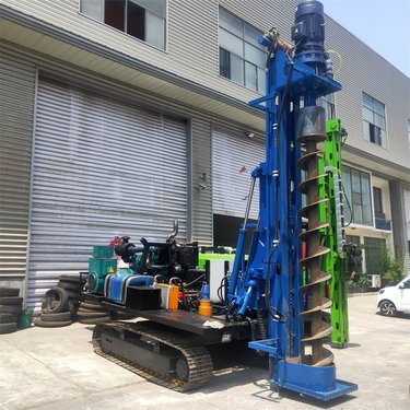 出售 中汇 矿山陡坡地基打桩光伏钻机 高低伸缩式爬坡引孔