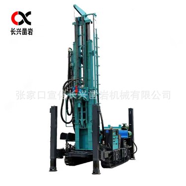 长兴凿岩 200米气动式 履带式液压水井钻机 CX-350四缸玉柴柴油发动机