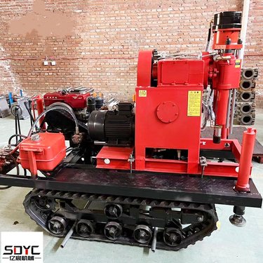 履带坑道钻机注浆加固液压钻机矿用坑道打孔注浆一体机