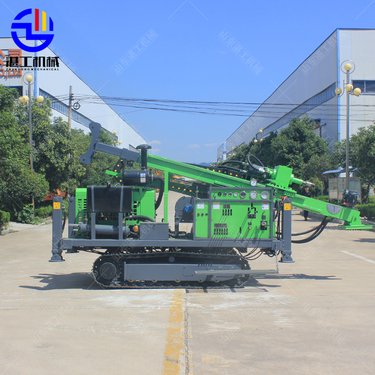 岩石取芯钻机 钢制履带岩心钻机 600m 动力头自动左侧移机提钻