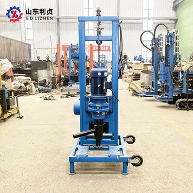 双电机家用吃水井钻机 4kw电动升降式全自动打井机 220V多功能钻井