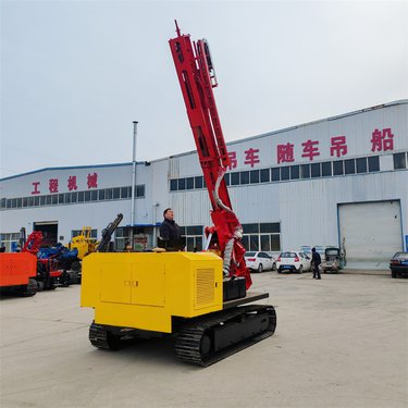 大鼎机械光伏地桩打桩机 JP500多功能履带引孔钻机 爬山动力足