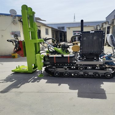 家用小型锚固钻车 山区勘探注浆加固钻机 煤矿用坑道全液压钻孔机