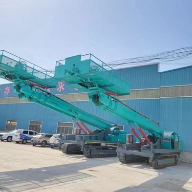 边坡支护小型打孔机 抗浮锚杆打桩机 履带式深孔隧道长臂举升钻机