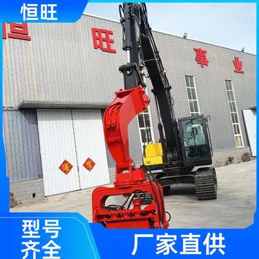 多功能螺旋钻机 液压打桩机 源头工厂 支持非标定制 恒旺