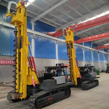 护栏打桩机管桩打压设备公路多功能钻机围栏压装机