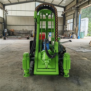 小型履带注浆加固钻机 光伏地钉潜孔机 履带式螺旋钻机定制