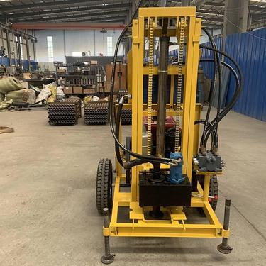 奥莱农田灌溉百米深孔钻机 小型钻井设备 民用柴油打井机