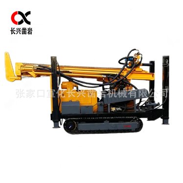 宣化凿岩 水井钻机CX-500 玉柴发动机 履带式一体液压系统