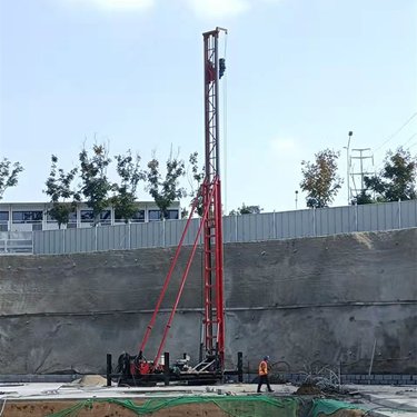 三管高压钢管桩钻机 多功能26米塔架高喷灌浆台车 总功率 85.5KW