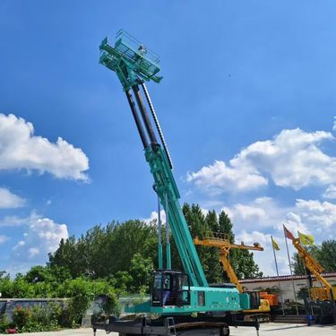 多功能高臂护坡钻机 基坑锚固钻孔机 支持360°旋转