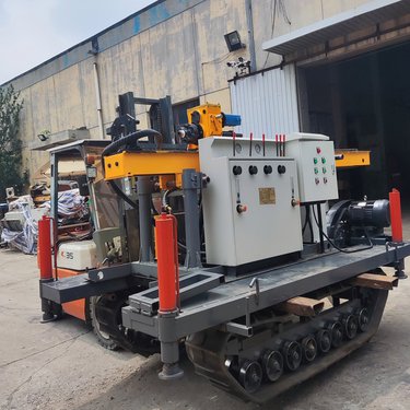 厂房地基加固高压旋喷桩机 超小型履带行走旋喷钻机聚强工厂