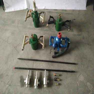 ZQS系列气动手持式钻机 设计气动手持式帮锚杆钻机 矿用风煤钻