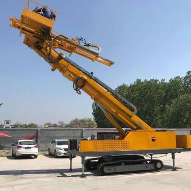 高空施工深坑基加固多功能护坡锚固钻机 35米气动式潜孔边坡钻机